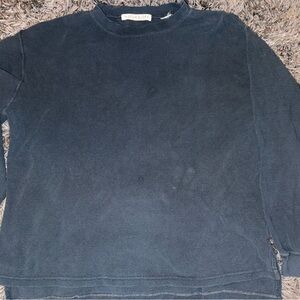 NATURAL LIFE Women's Crewneck Sweater in Black size XL